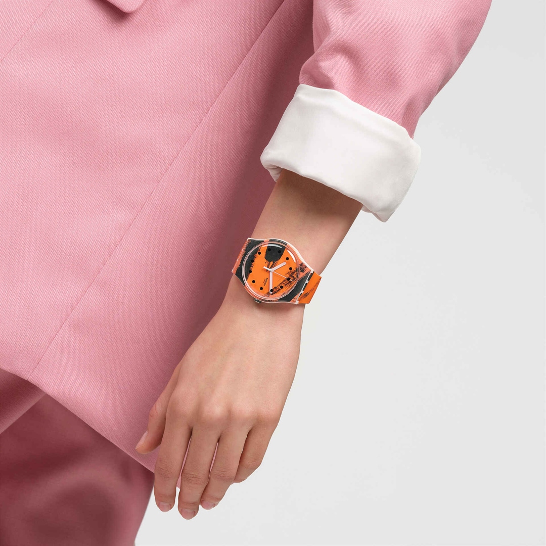 Swatch x Tate Gallery Barns-Graham’s Orange and Red on Pink