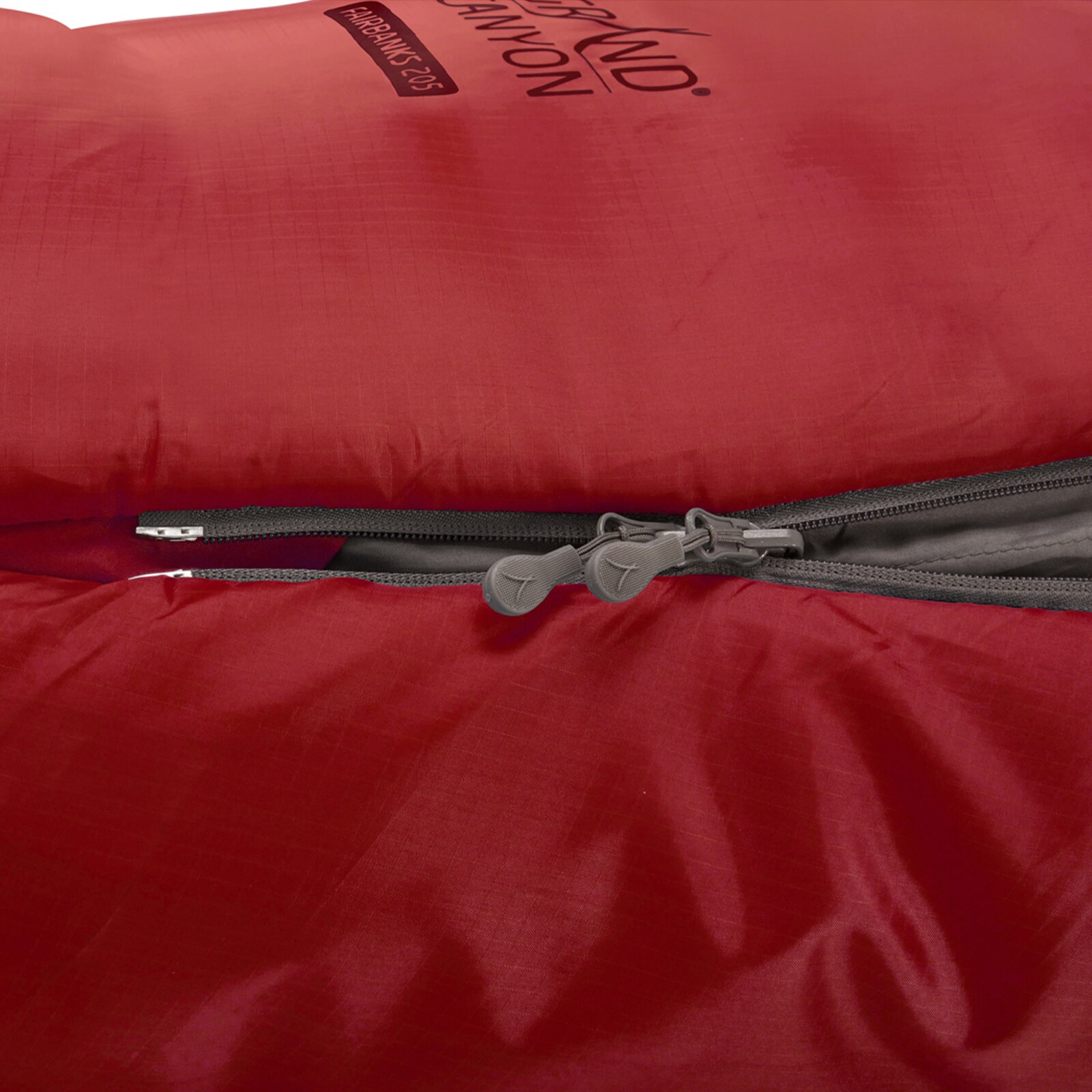Winter Mumien Schlafsack 3 Jahreszeiten Lang Grand Canyon Fairbanks 205 XL -21°C Farbe: Red Dahlia