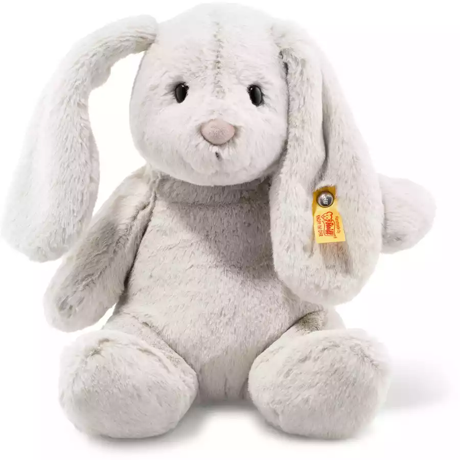 Steiff Soft Cuddly Friends Hoppie Hase, hellgrau, 28 cm