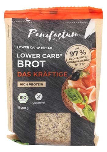 Panifactum BIO LowerCarb Brot Das Kräftige glutenfrei