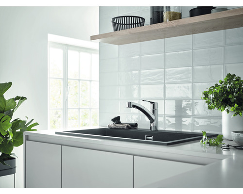 Grohe Quickfix keukenkraan met handdouche START chroom 30307001