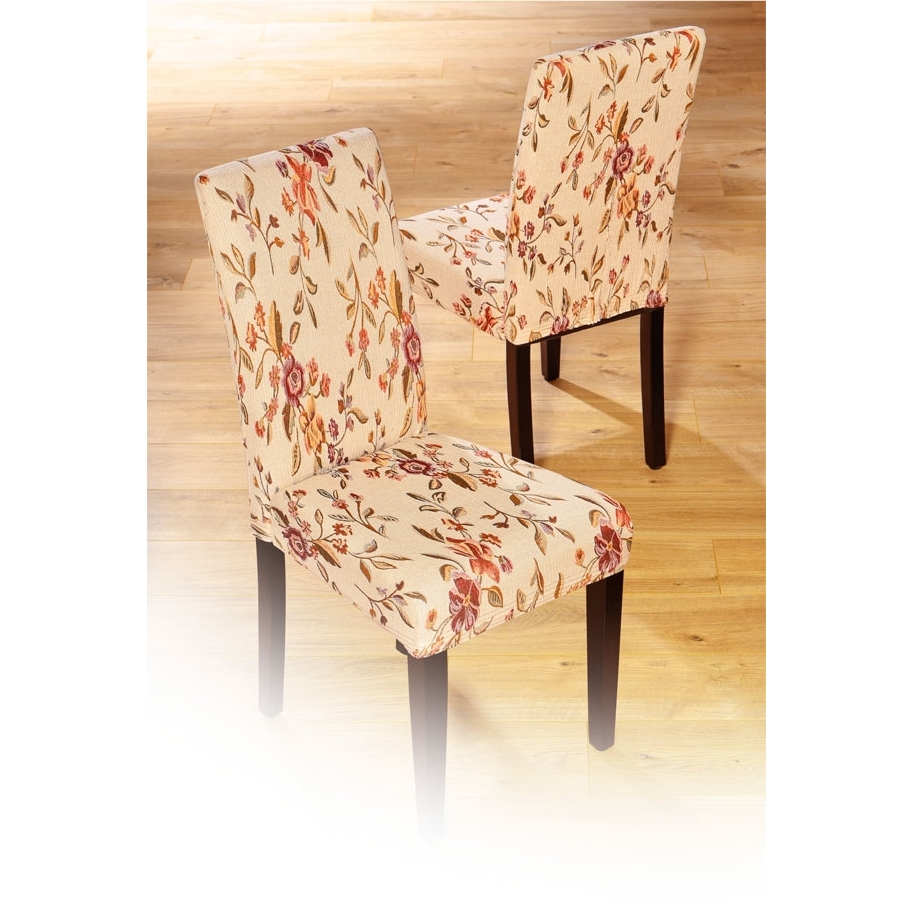 Housse de chaise fleurs