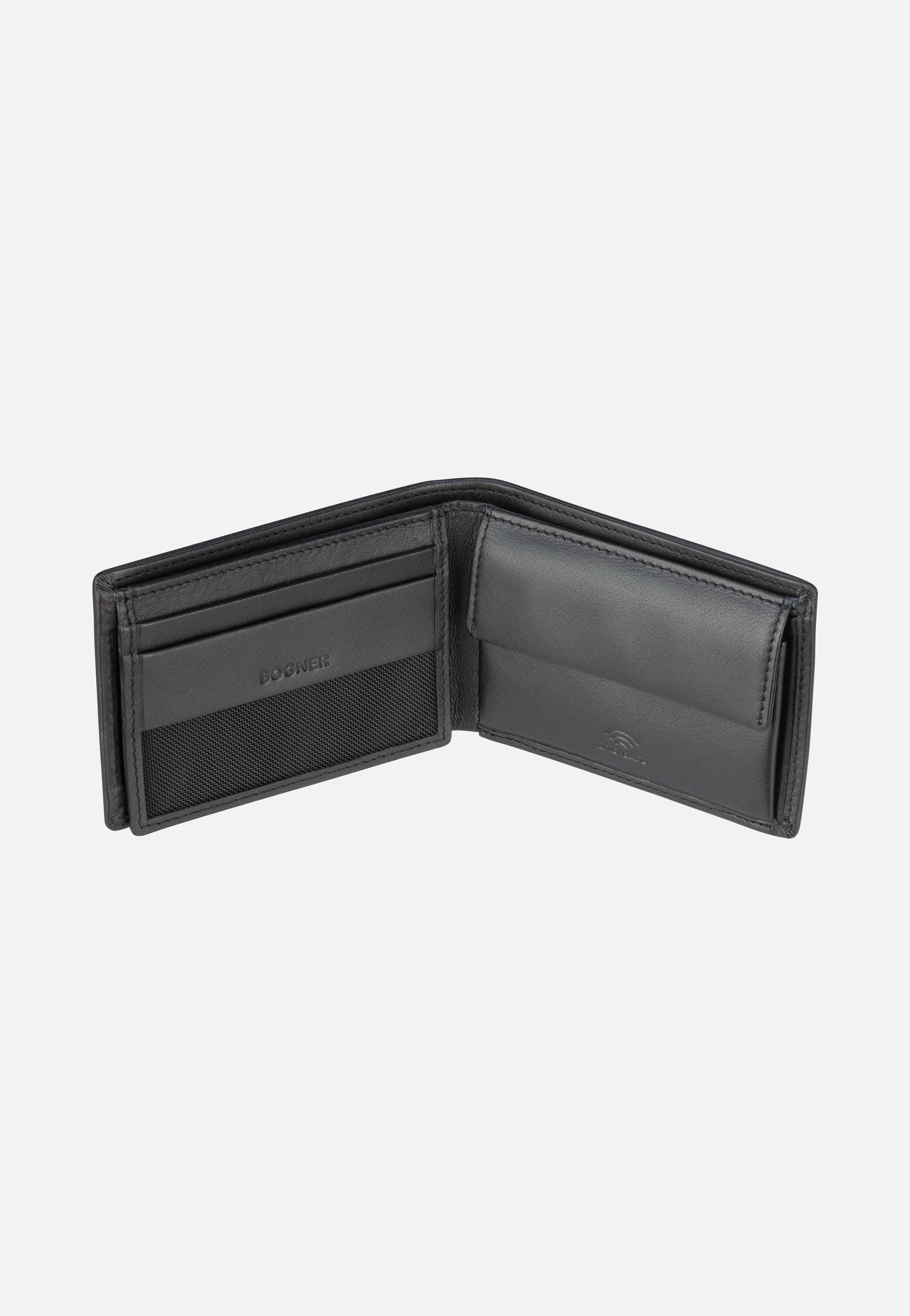 Aspen Nelio Billfold SH4 Black - Portemonnaie