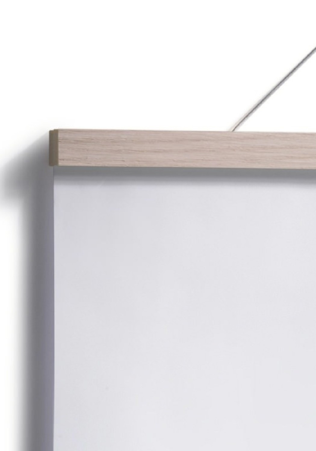 Side by Side Posterleiste A2 aus Eichenholz