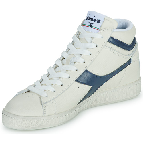 Diadora - GAME L HIGH WAXED - Blanc / Marine