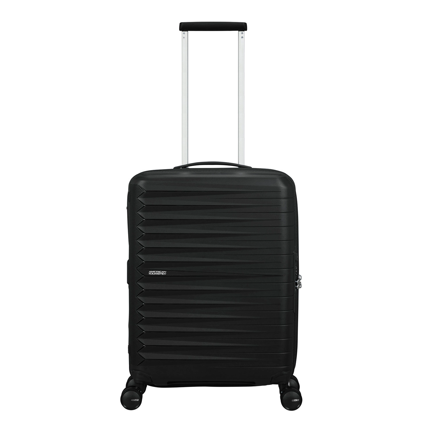 American Tourister Fastforward Spinner 55 EXP Flash Black
