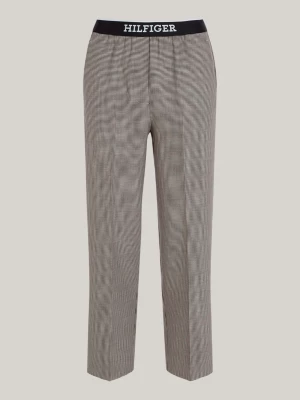 Calças Slim Fit com Cós Elástico com Logotipo