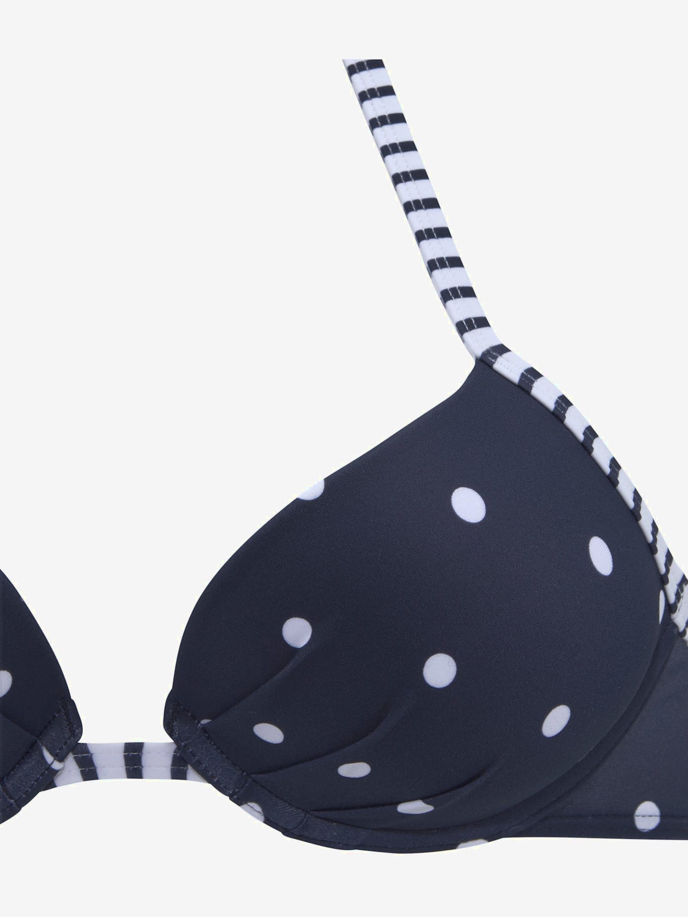 Haut de bikini push-up motif à pois tendance