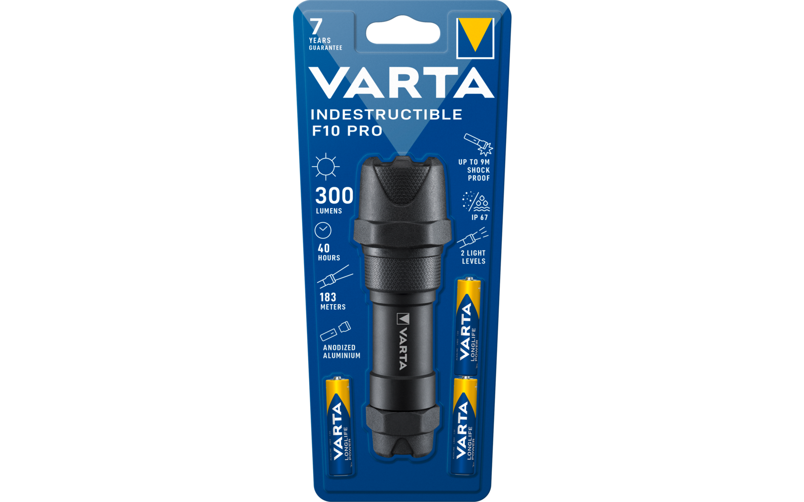 VARTA Indestructible F10 Pro 3AAA mit Batt.
