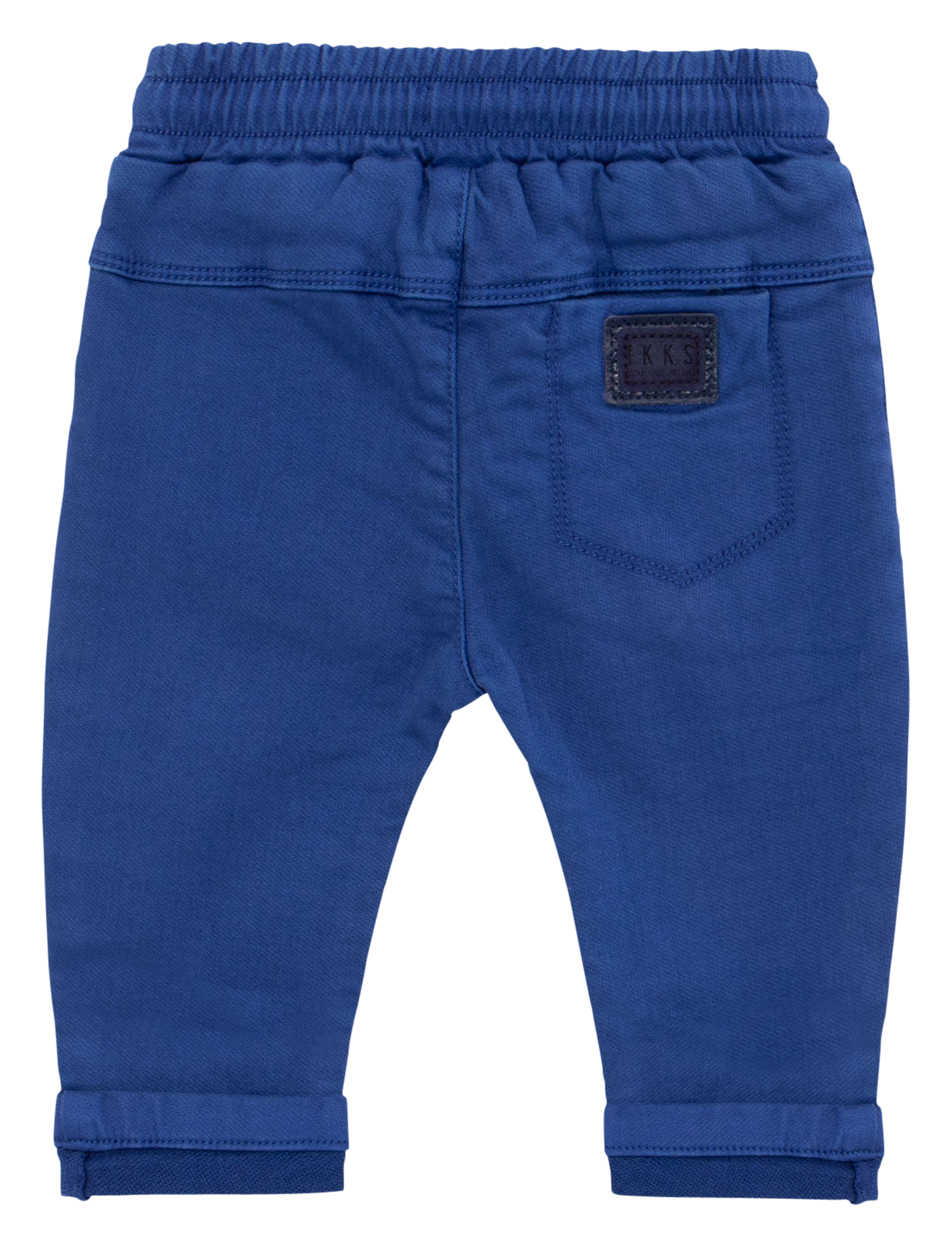 Jean droit en coton mélangé | Bleu