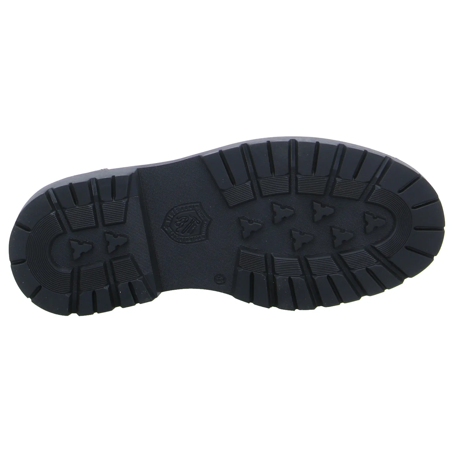 Winter-Boots Grau Leder