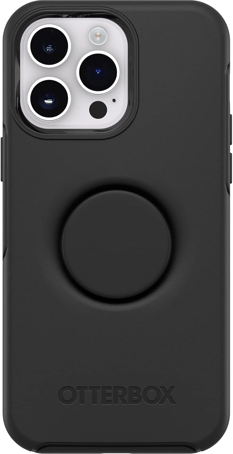 iPhone 14 Pro Max Antimikrobielle Hybrid Hülle Pop Symmetry Series Recycelter Kunststoff (77-88769) - Schwarz