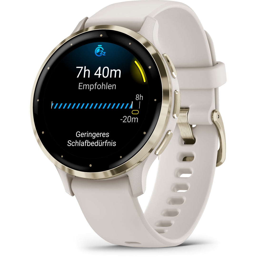 Garmin Venu 3S Smartwatch Elfenbein / Softgold