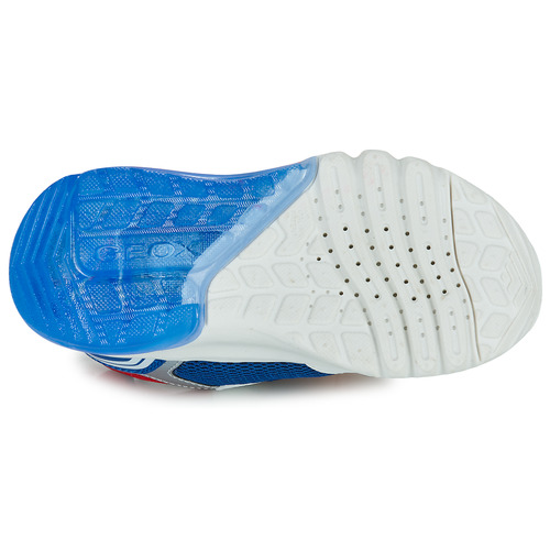 Geox - J CIBERDRON BOY - Bleu / Rouge / Blanc