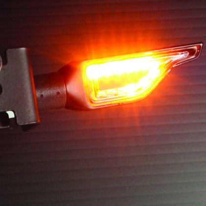Clignotant Chaft ADDICT LED (La paire) Universel - Noir / Orange