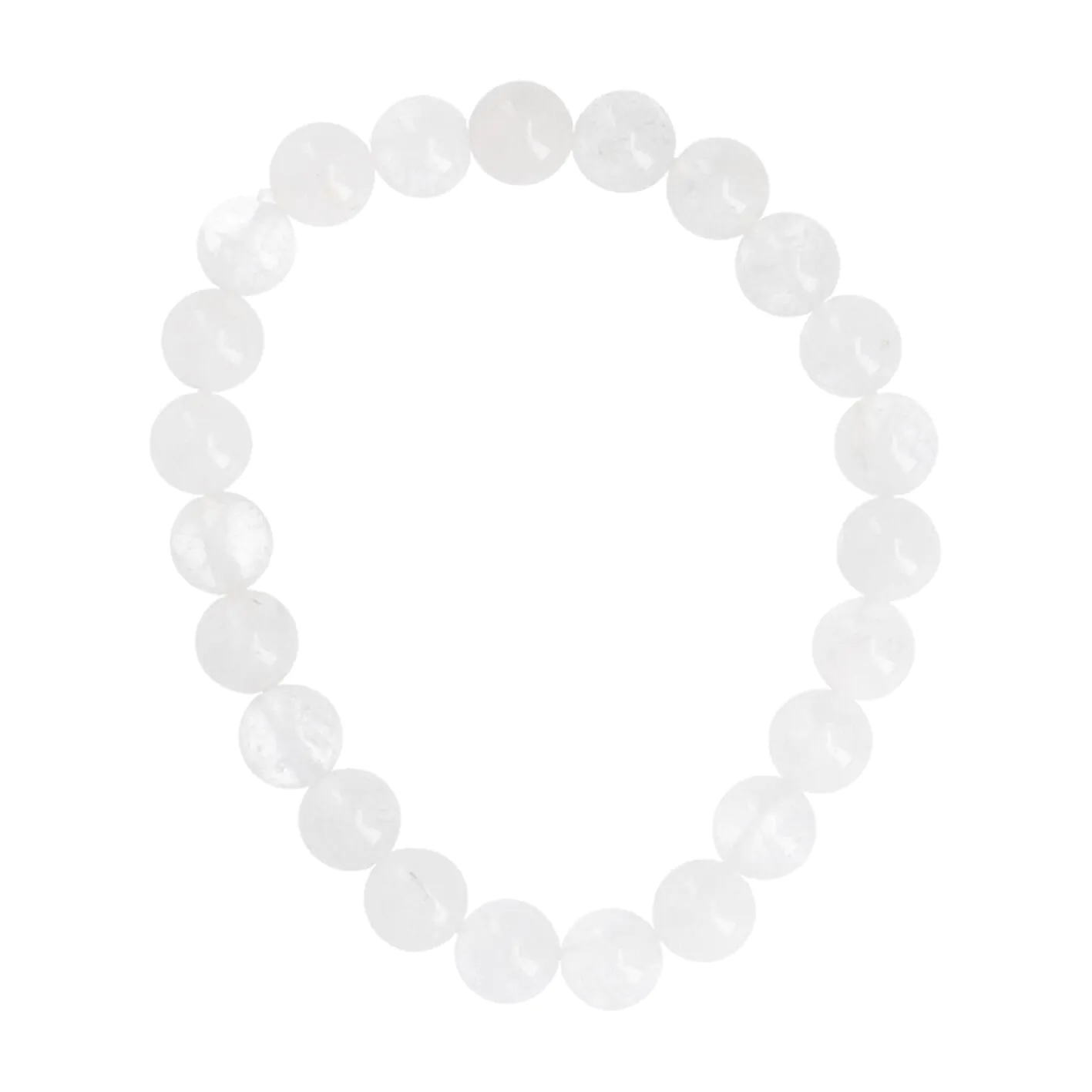 Armband Edelstein-Energie, Rockquarz/weiß