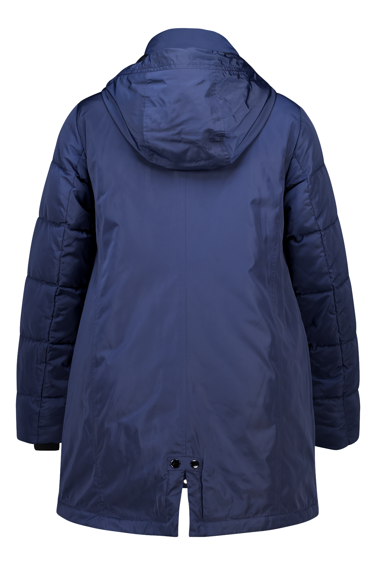 Jas met ritssluiting en capuchon Navy blauw
