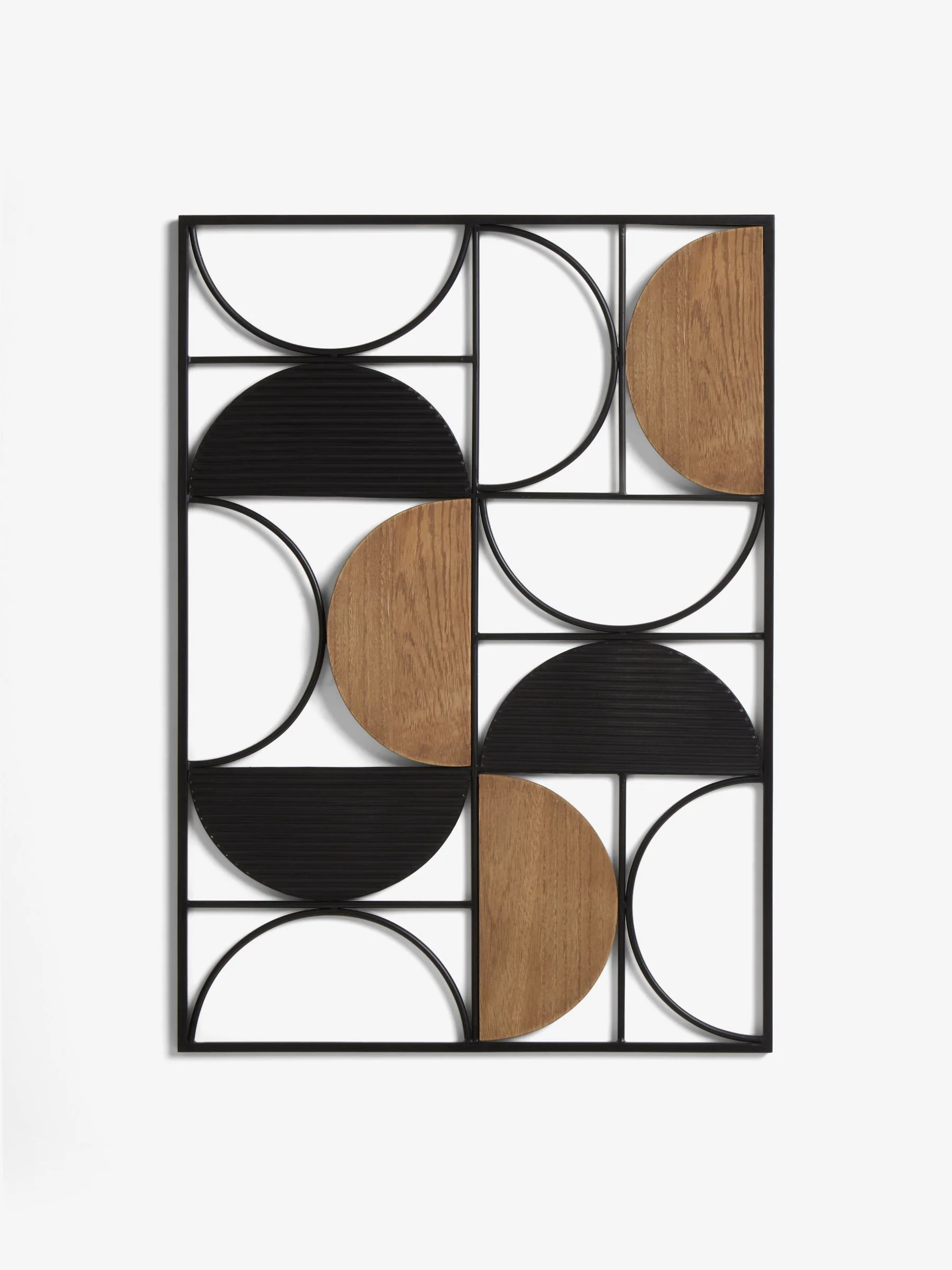 Brons-metalen abstracte kunst voor aan de wand