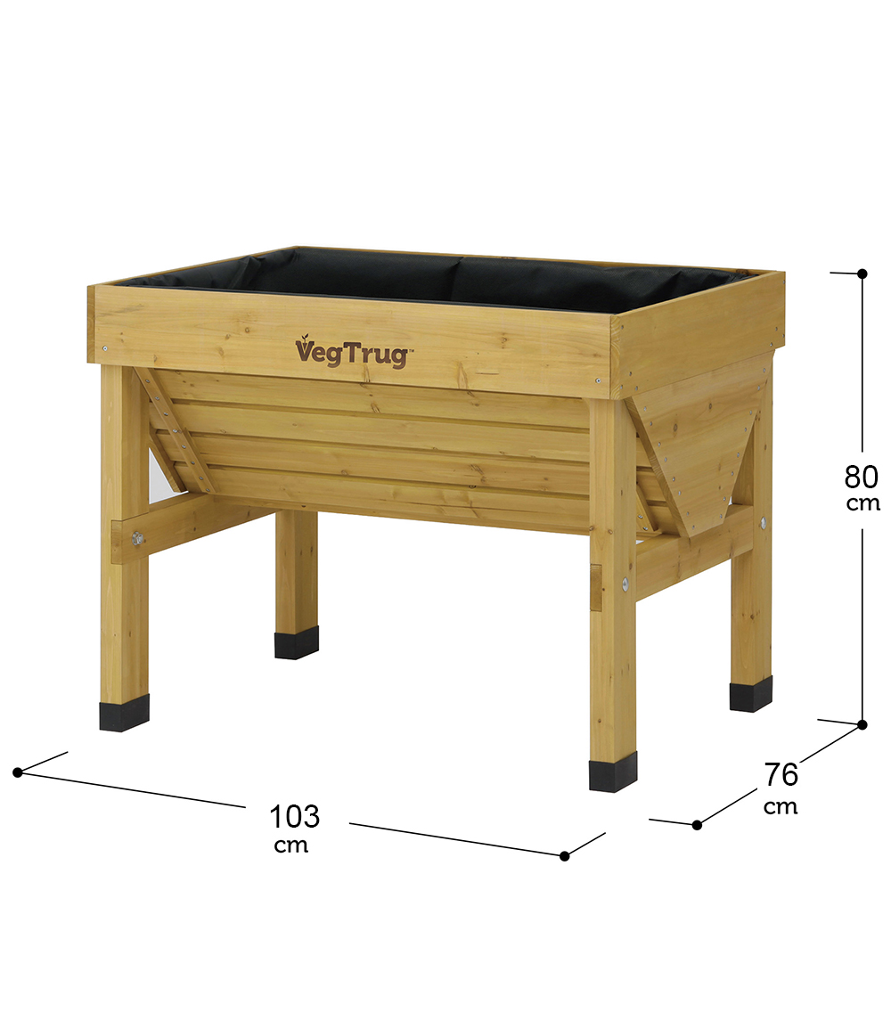 Vegtrug® Hochbeet Holz 103 x 76 x 80 cm