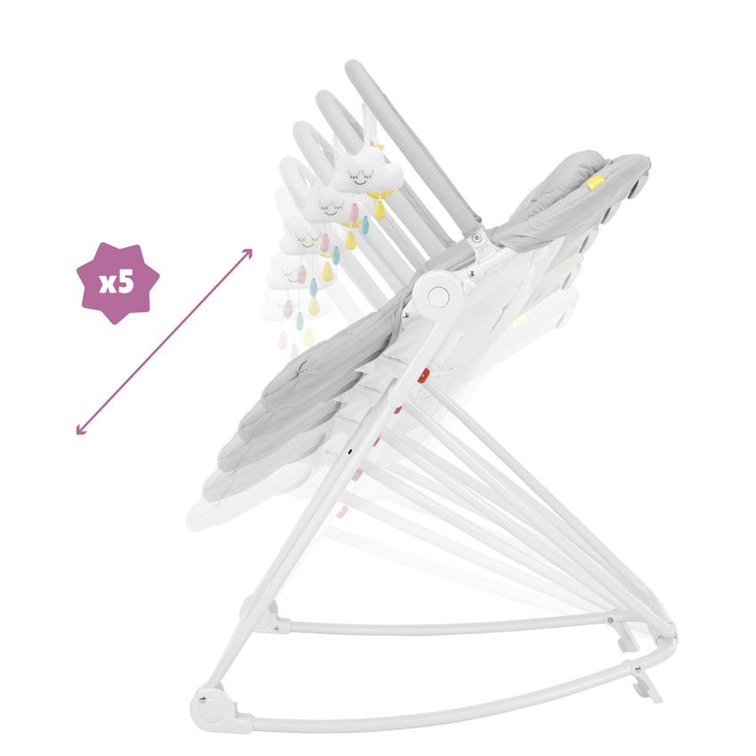 Transat en hauteur Compact'Up - Candy - Ecru