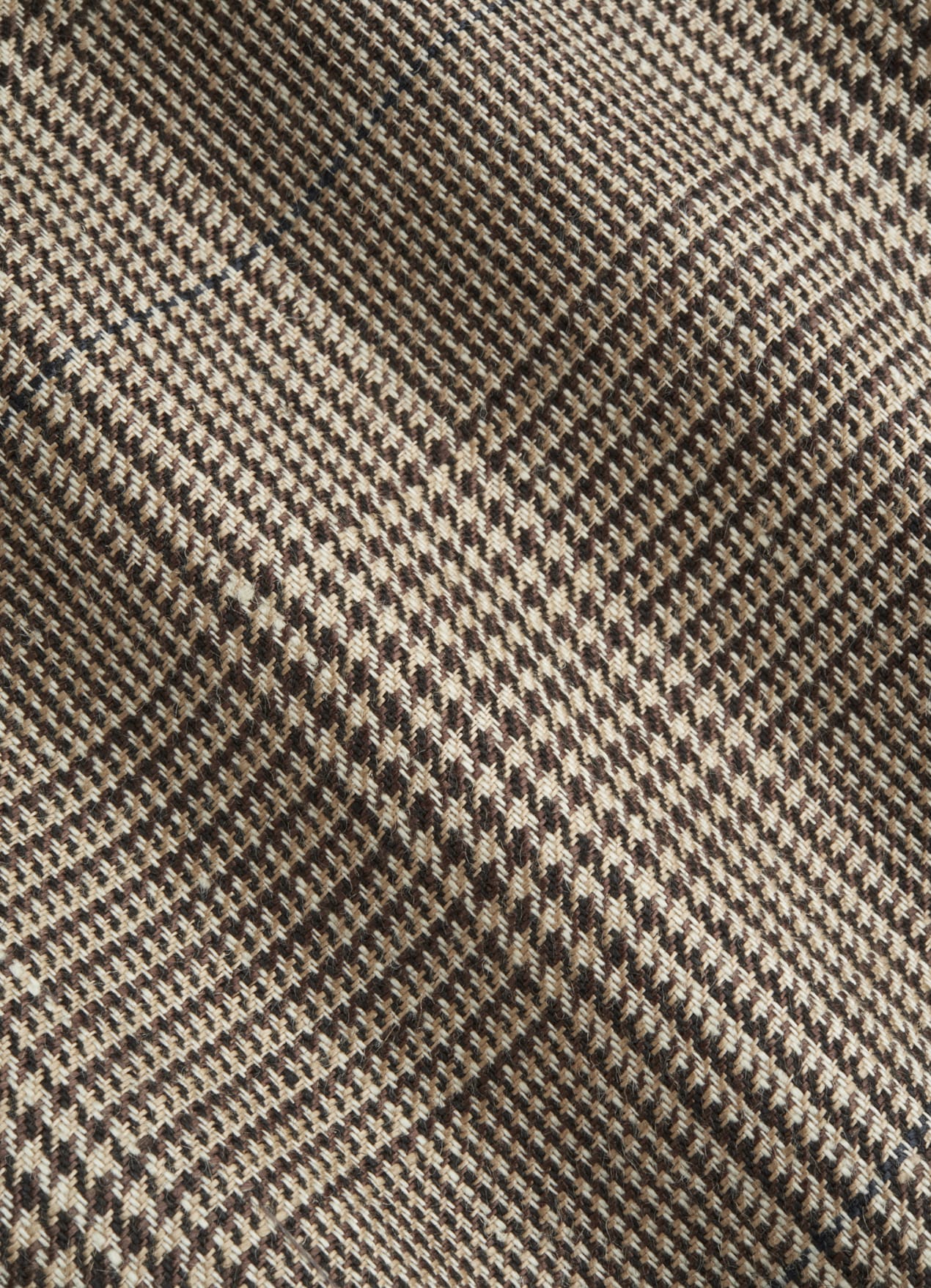 Blazer Havana coupe Tailored marron moyen à carreaux
