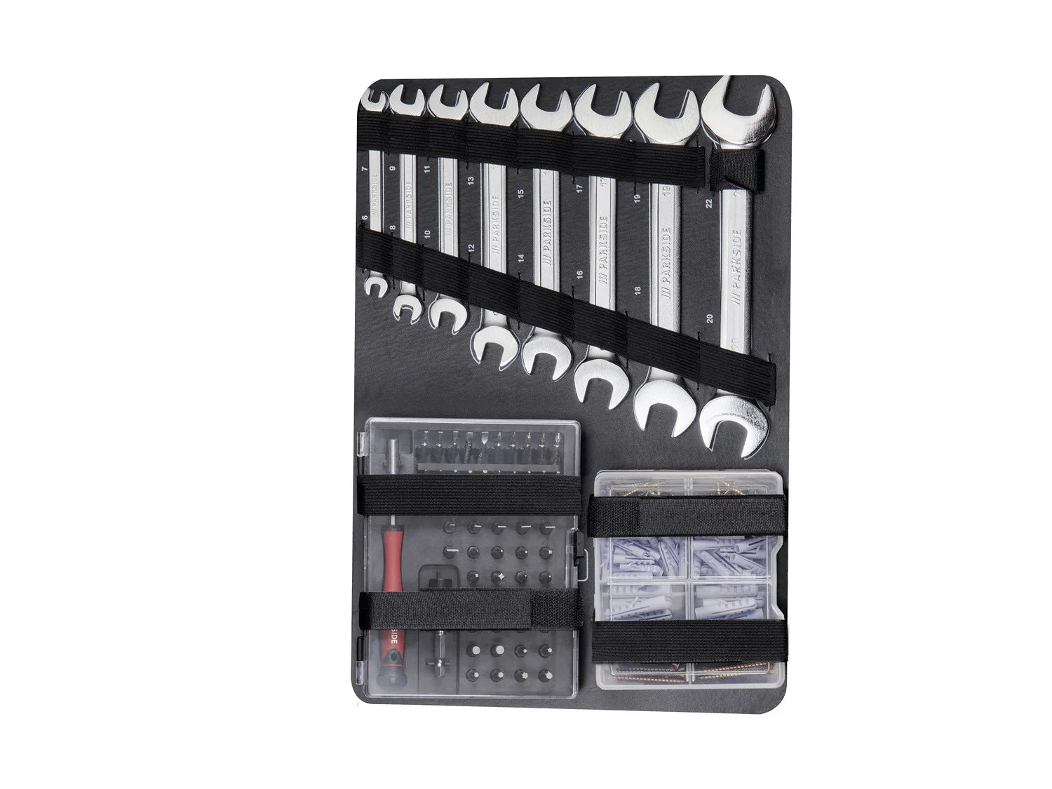 Estojo de ferramentas PARKSIDE®, completo, 129 peças