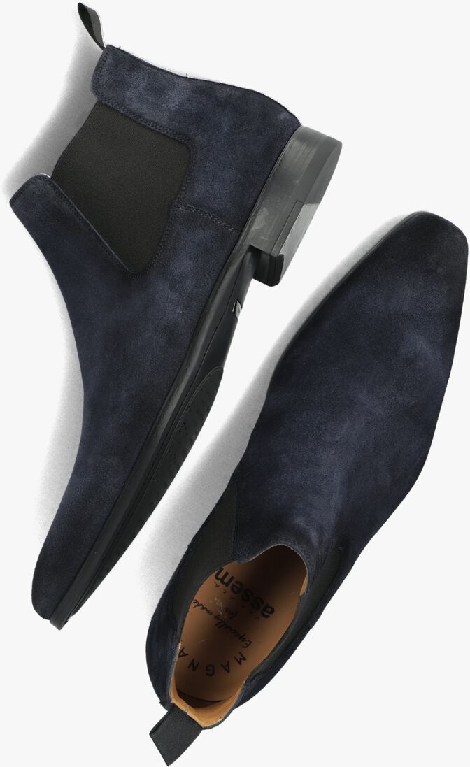blauwe magnanni chelsea boots 20109