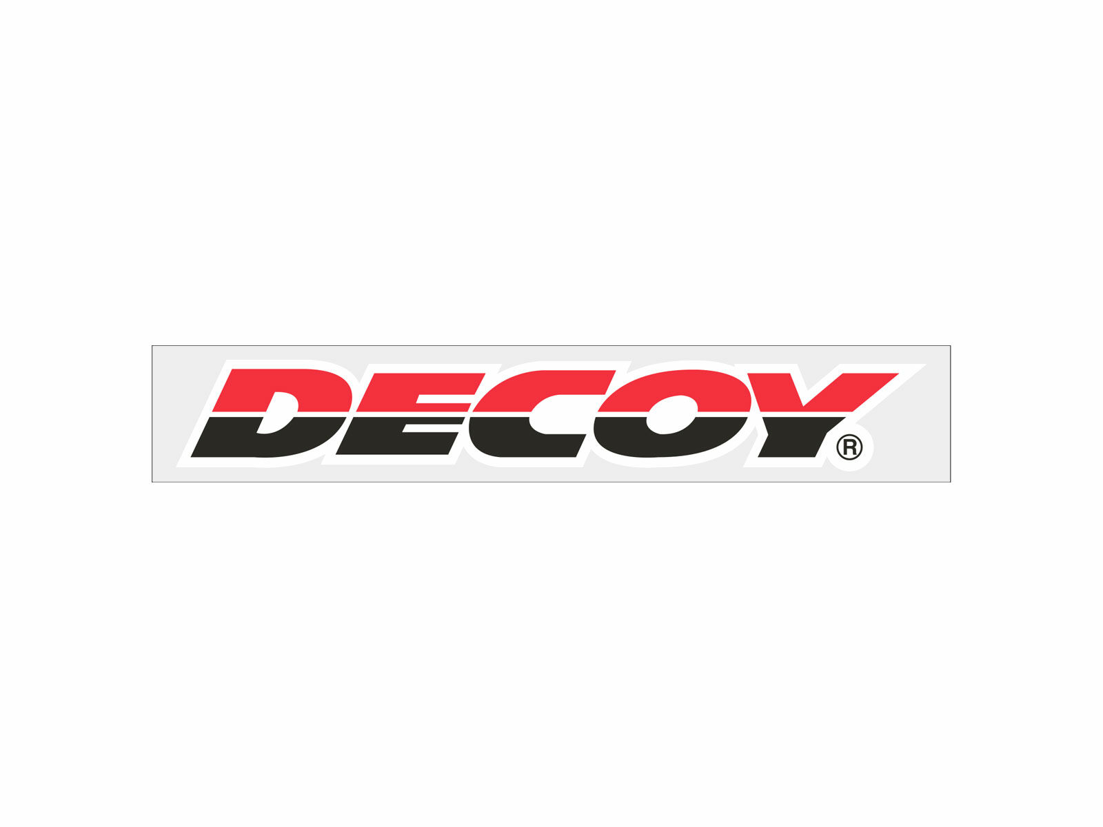 DECOY Aufkleber - (140 x 24 mm)