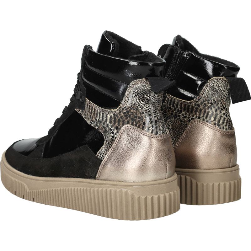 Waldlaufer Sansa Veterboots Zwart Dames