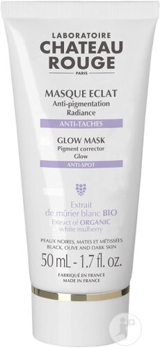 Château Rouge Masque Éclat Anti-Taches Murier Blanc Peaux Noires Mates En Métissées 50ml