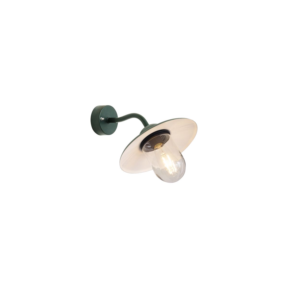 Buitenwandlamp donker groen IP44 - Munich