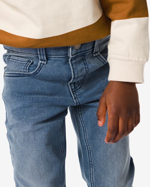 pantalon enfant jogdenim modèle skinny bleu moyen