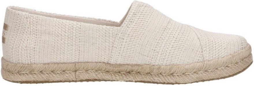 TOMS Shoes ALPARGATA ROPE 2.0 Instappers Wit beige