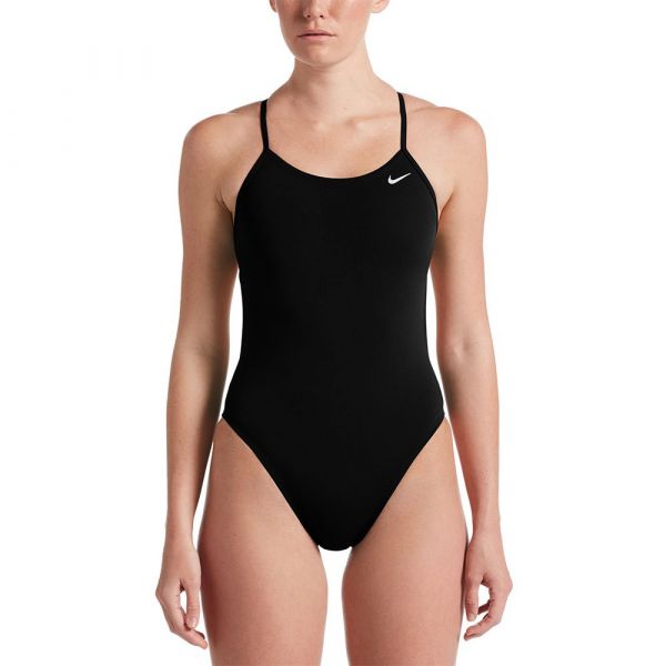 Nike Swim Hydrastrong Solids Cut Out Swimsuit Preto US 32 Mulher