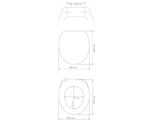 Wenko Exclusive toiletbril nr. 4 met softclose-mechanisme, wit, 24332100