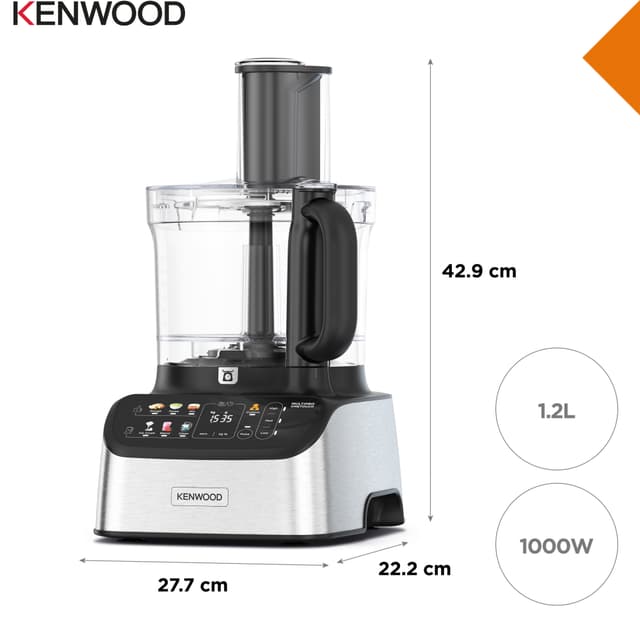 Kenwood MultiPro OneTouch foodprocessor FDM73.850.SS (børstet metal)