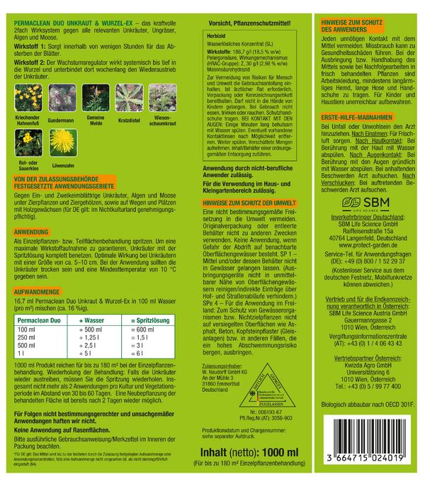 PROTECT GARDEN Permaclean Duo Unkraut &