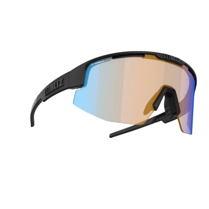 Bliz Unisex Solbriller Active Matrix Small Matt Black Nordic Light Sort