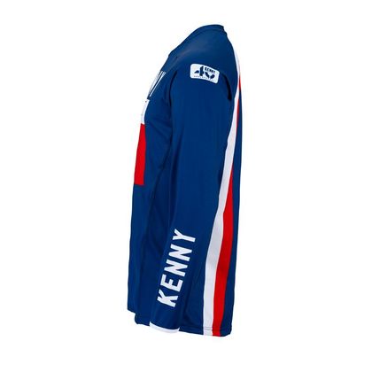 Maillot cross Kenny TITANIUM PATRIOT 2022 - Bleu / Blanc
