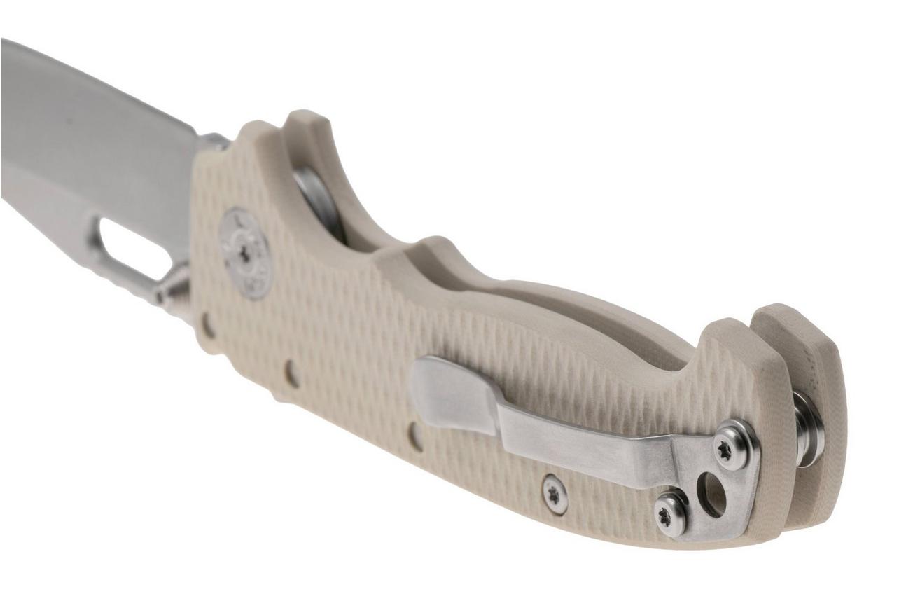 Demko Knives MG AD20S Shark-Lock, MagnaCut Clip Point MGAD20S-MAG-PT-G10 Tan G10, zakmes