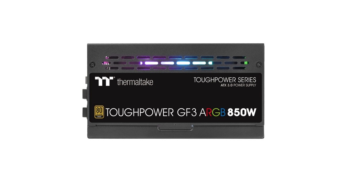 ThermaltakeToughpower GF3 ARGB Gold modulaire 850 watt voeding   (Zwart, 4x PCIe)