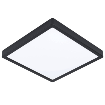 Led plafondlamp lamp 285x285 zwart 3000k Fueva 5