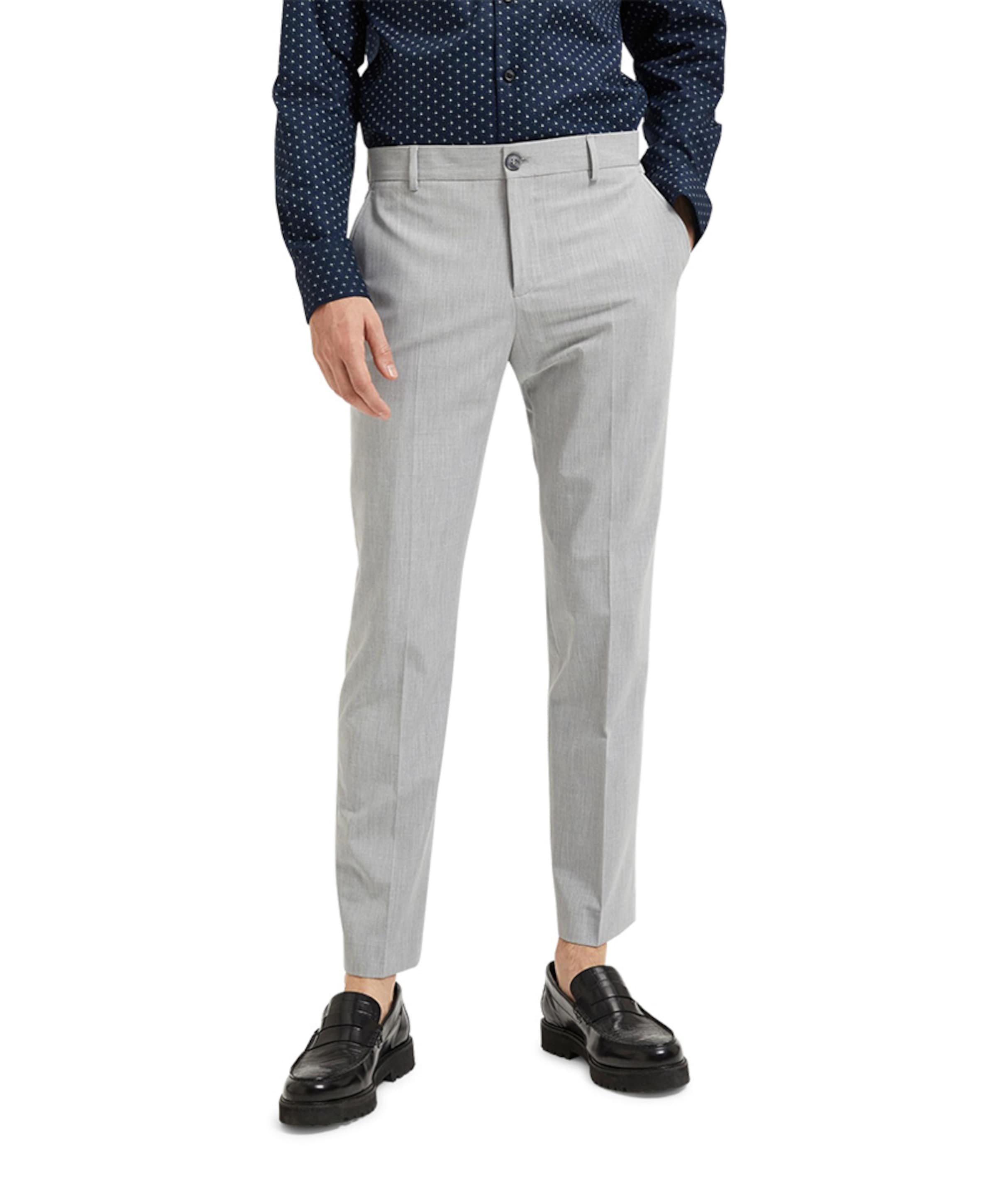 Selected SLHSLIM-LIAM TRS FLEX NOOS heren pantalon grijs