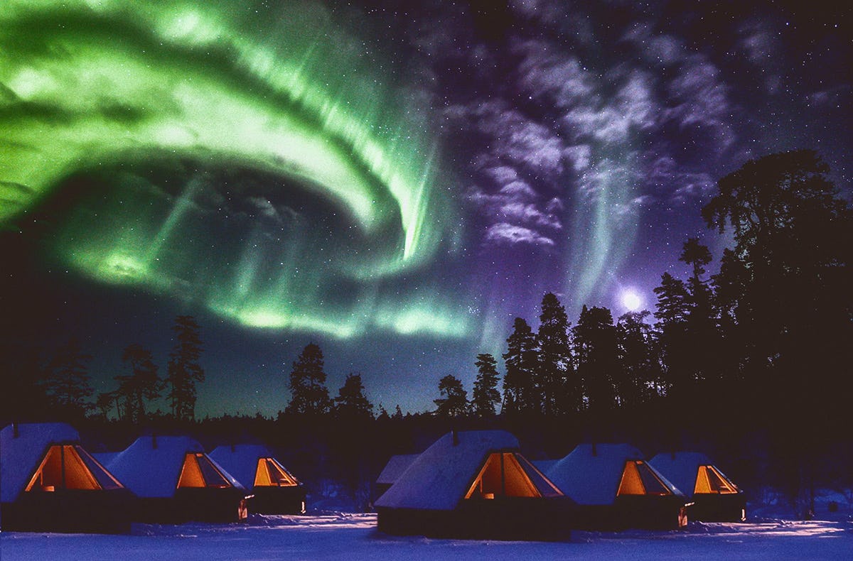Glasiglu Hotel Saariselkä zum Verschenken