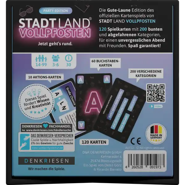 STADT LAND VOLLPFOSTEN PARTY EDITION - Jetzt geht's rund