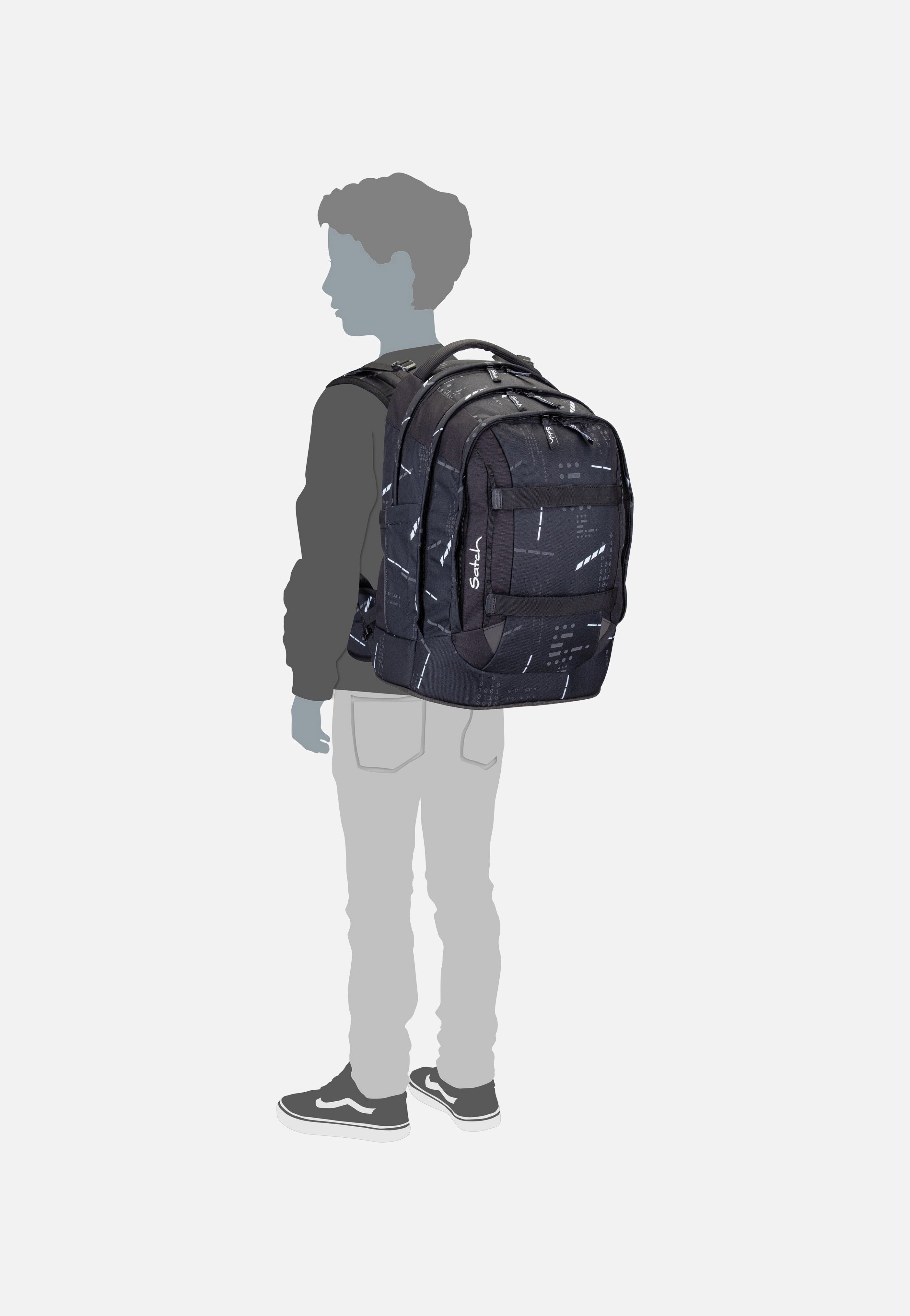 satch Pack Reflective Ninja Matrix - Schulranzen