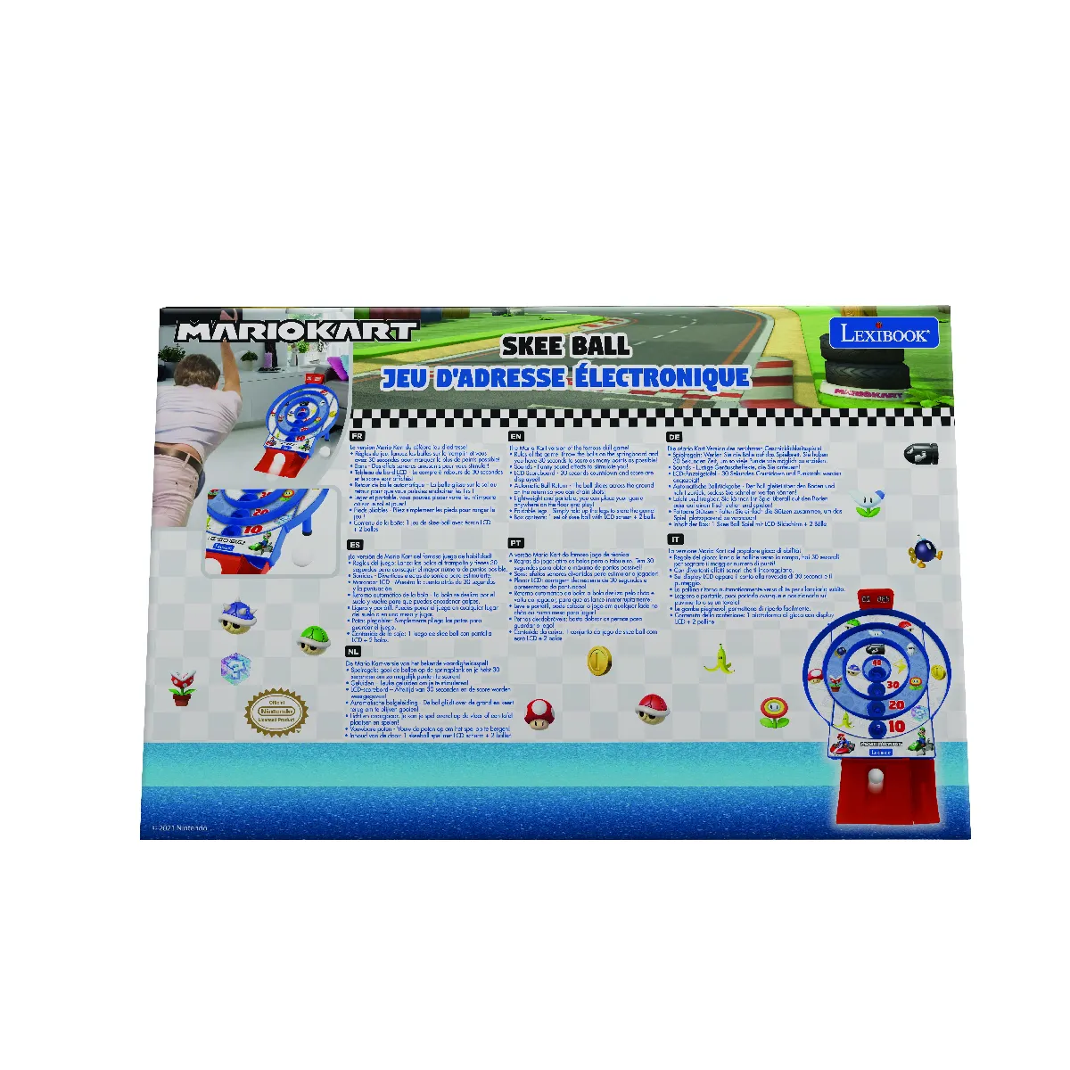 LEXIBOOK Target Shoot Mario Kart