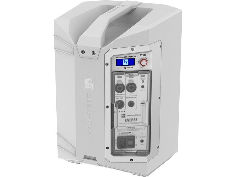 Electro-Voice Lautsprecher Everse 8 – Weiss Akkubetriebener PA-Lautsprecher mit Bluetooth-Konnektivität