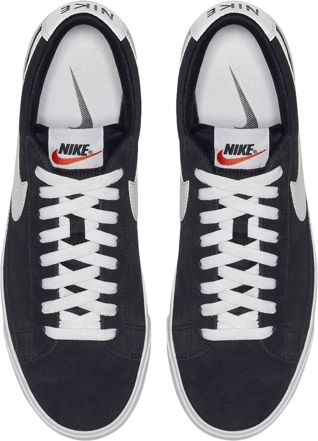 Nike blazer low premium vintage suede Black/white