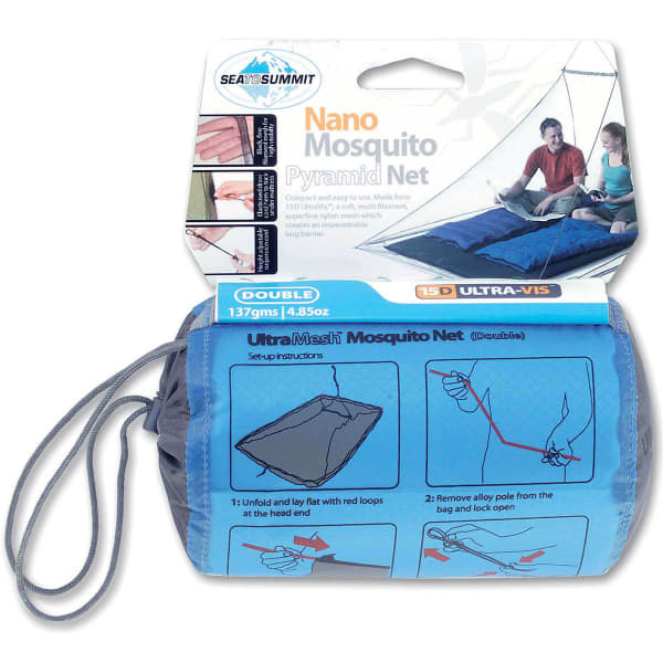 Moustiquaire de voyage SEA TO SUMMIT MOSQUITO DOUBLE NANO